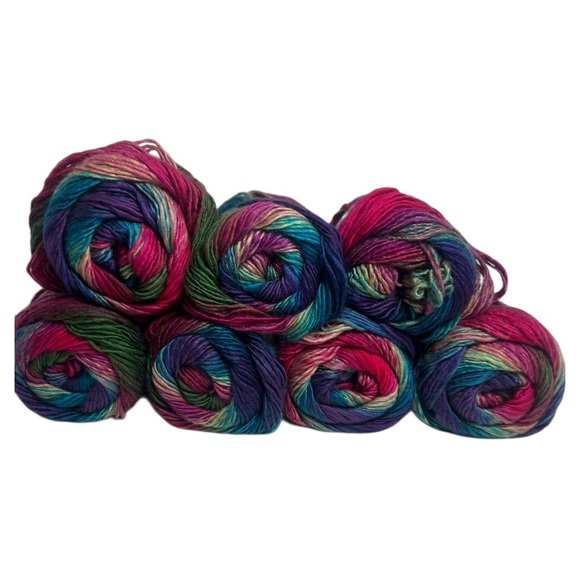 Yarn 4 Redheart Unforgettable Stained Glass yarn medium weight 270 ea colorful - Picture 4 of 12